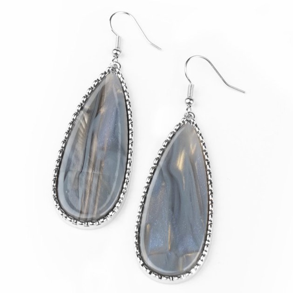 Paparazzi Ethereal Eloquence in Silver Earrings